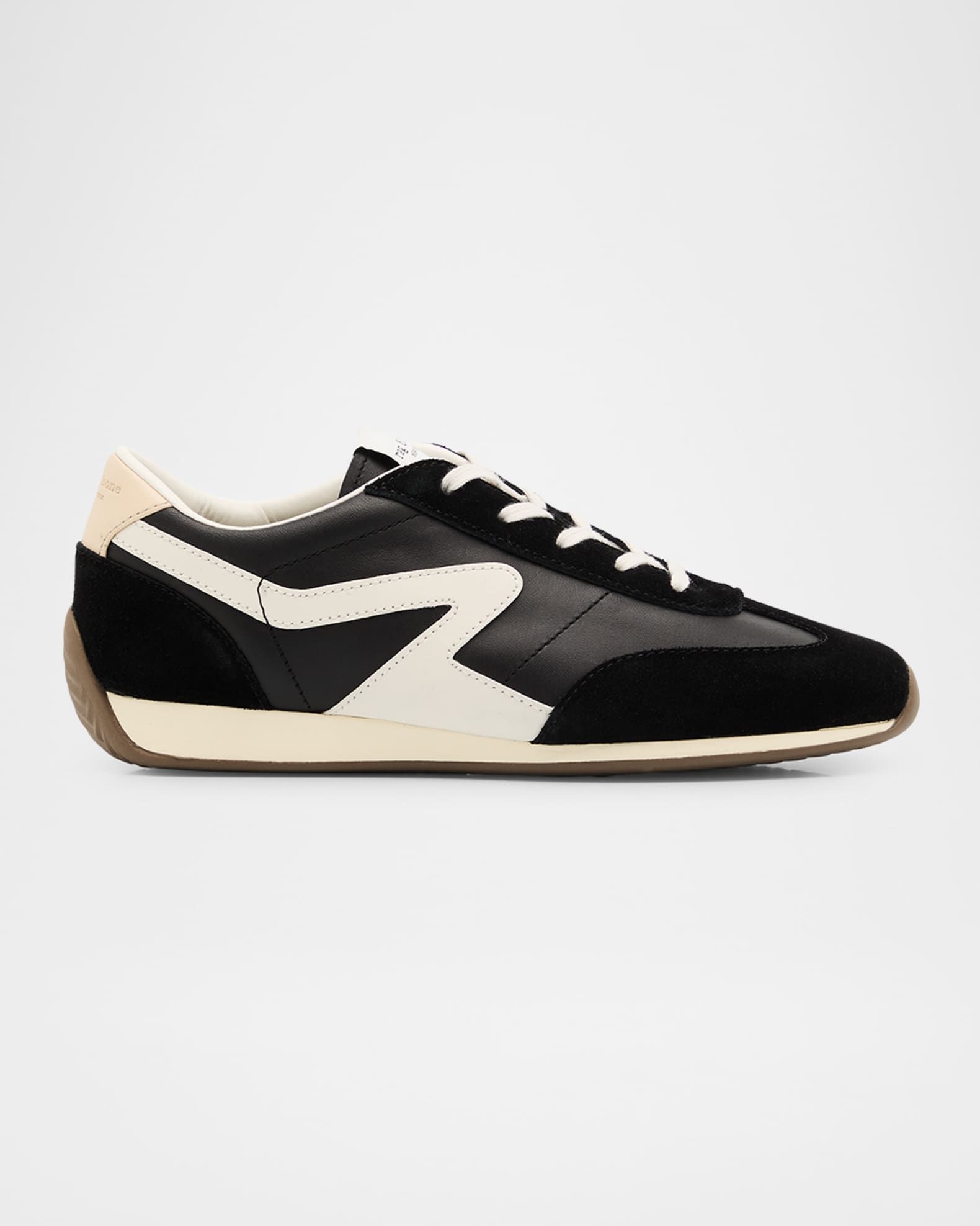 Retro Slim Mixed Leather Sneakers | Neiman Marcus