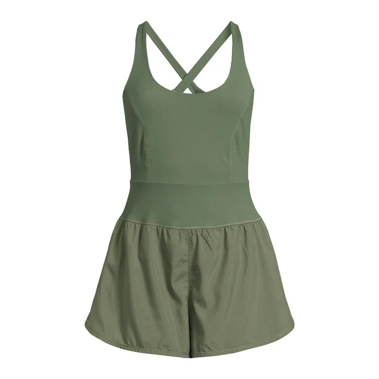 Avia Women's Performance Romper, 3” Inseam, Sizes XS-XXXL | Walmart (US)