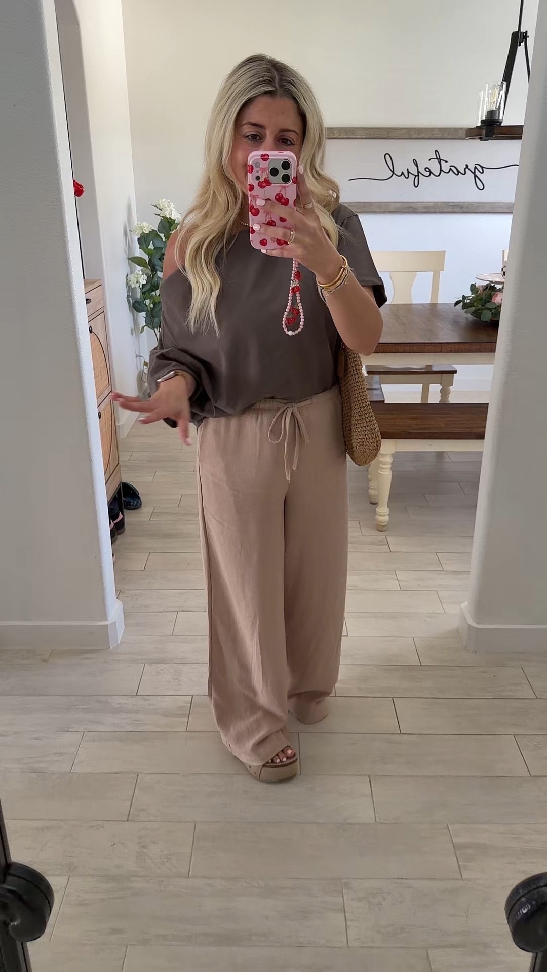 Spring outfit
Off the shoulder cotton tee small
Linen pants small
Platform
Sandals tts
Beach
Date night 
Resort 

#LTKootd #LTKSaleAlert