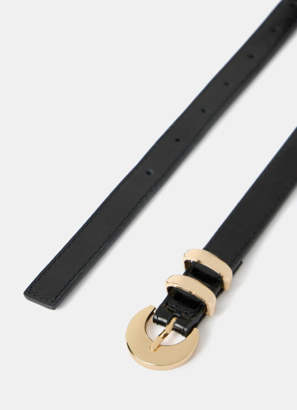 Black Leather Belt | Mint Velvet