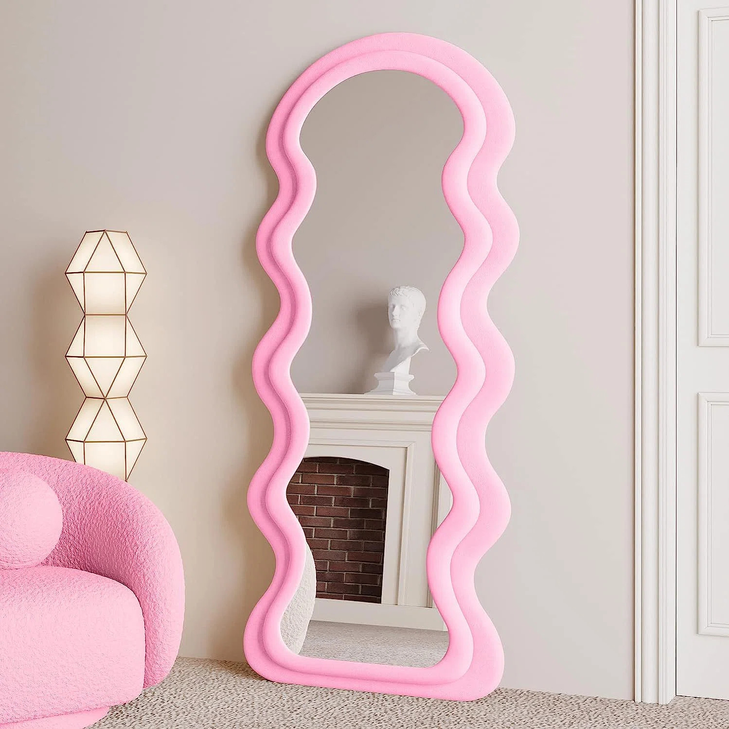 Amon Takengon Wavy Mirror | Wayfair North America
