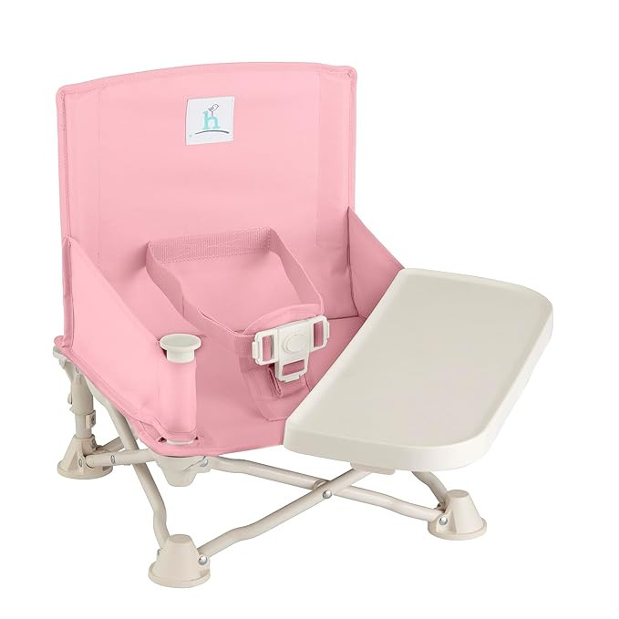 hiccapop OmniBoost Travel Booster Seat with Tray for Baby | Folding Portable Baby Booster Seat fo... | Amazon (US)