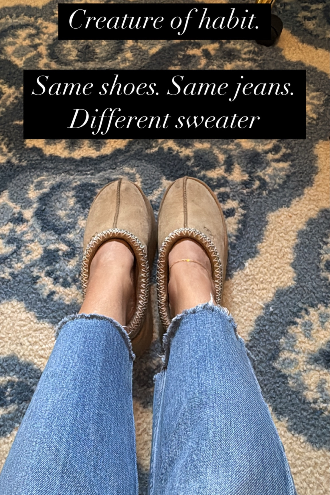 Creature of habit. Same jeans. Same shoes. Different sweatshirt  

#LTKActive #LTKShoeCrush #LTKGiftGuide