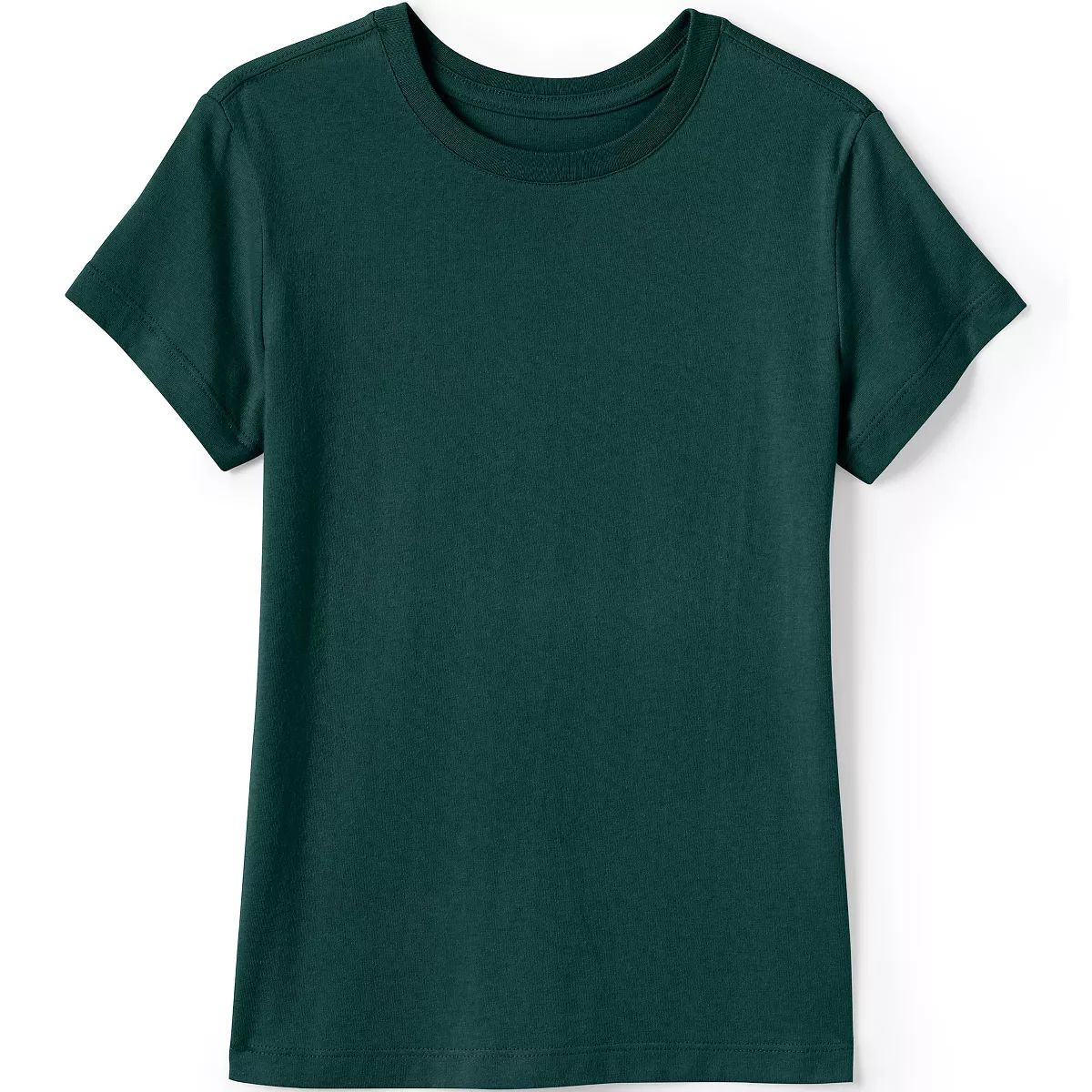 Lands' End School Uniform Girls Short Sleeve Essential T-shirt | Target