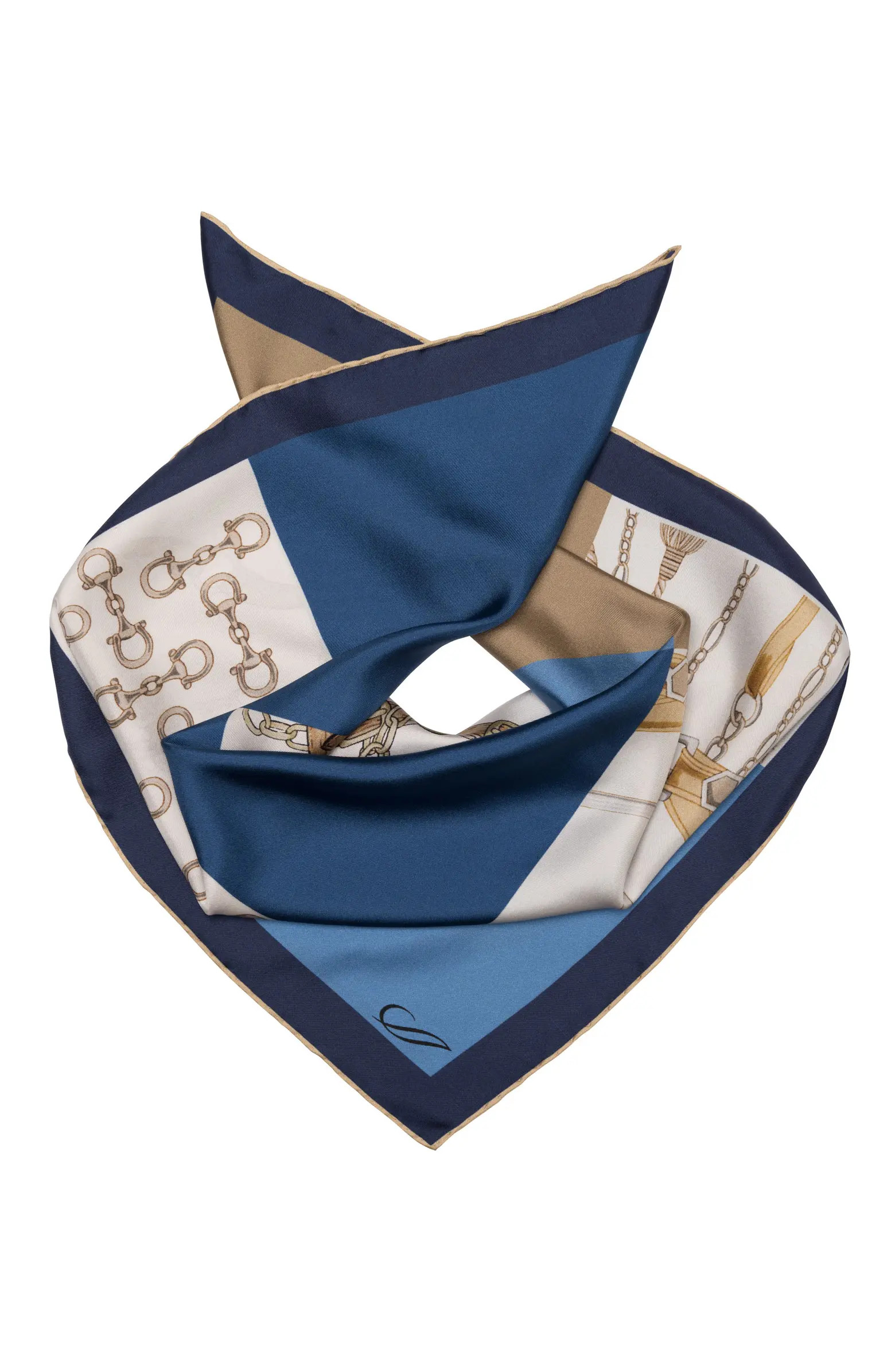 San Siro - Hand Rolled Silk Neckerchief for Men | Nordstrom