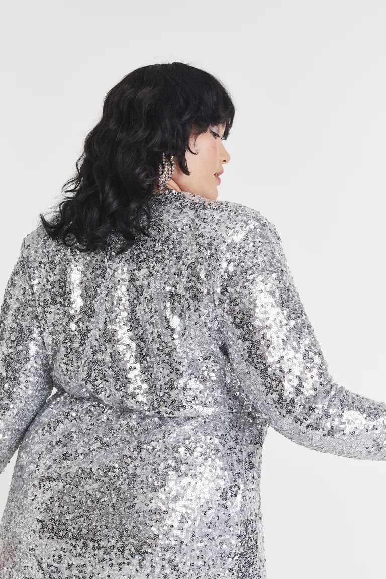 Sequined Wrap Dress | H&M (US + CA)