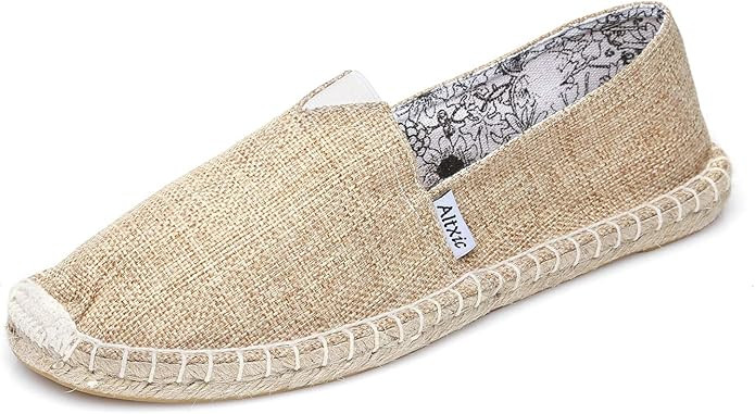 Altxic Women's Comfort Canvas Slip on Espadrilles Flat | Amazon (US)