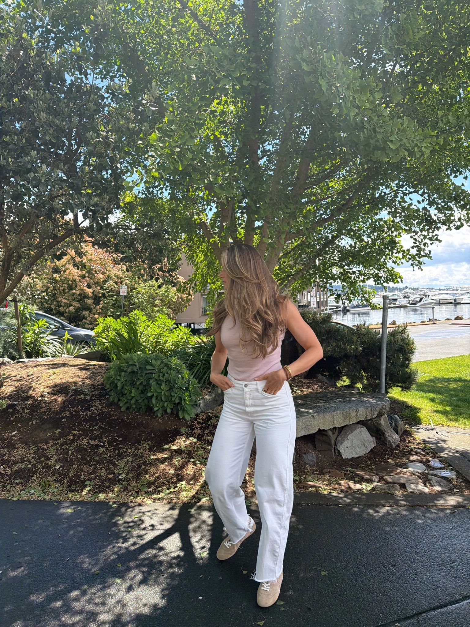 Favorite spring combo 🌷

Jeans: wearing size 29 Tall (size up!)
Tank: wearing size M
Shoes: wearing size 11

#LTKTall #LTKMidsize