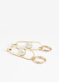 Pearl earrings | MANGO (US)
