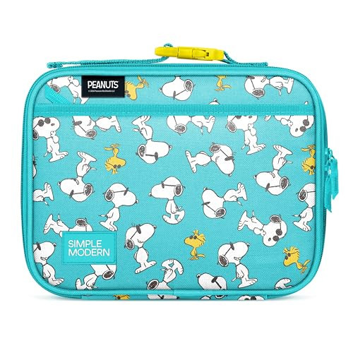 Simple Modern Peanuts Kids Lunch Box for School | Reusable Insulated Lunch Bag for Toddler, Girl, and Boy | Exterior & Interior Pockets | Hadley Collection | Snoopy & Woodstock | Amazon (US)