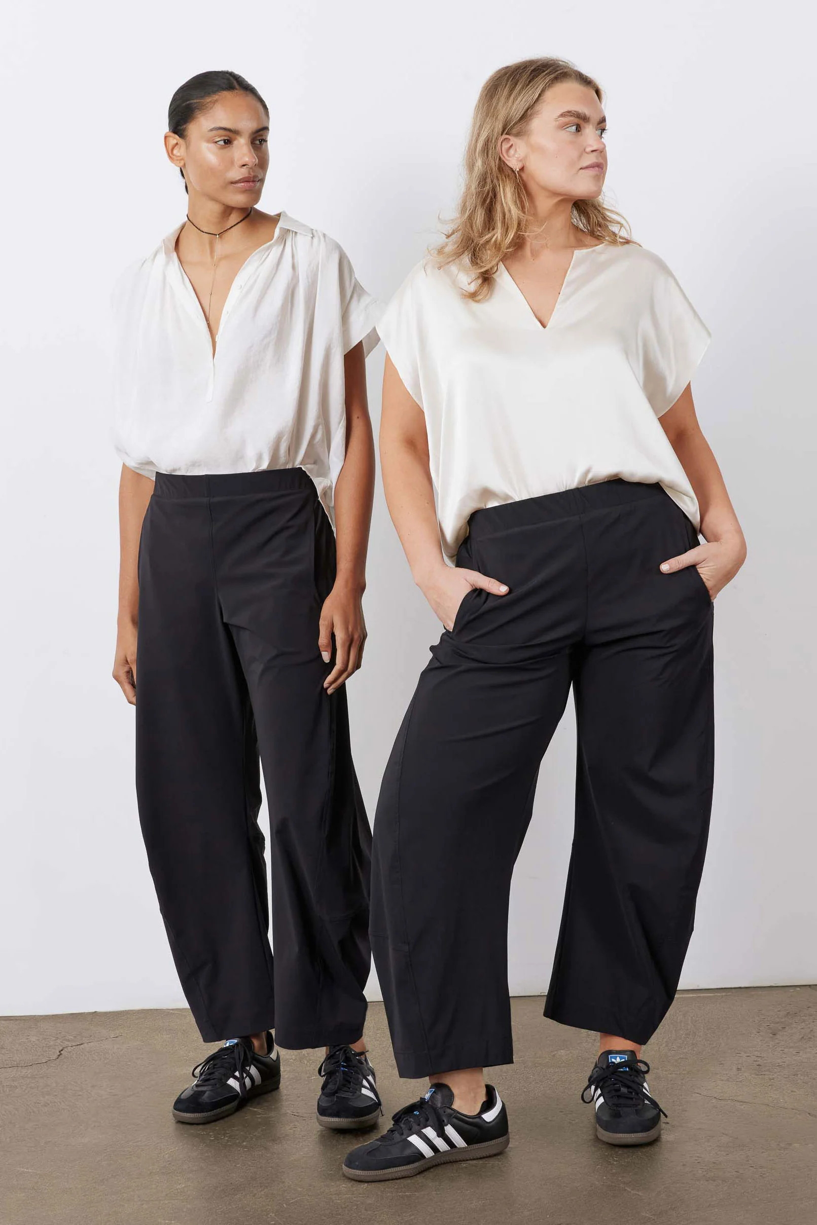 On The Loose Work Pants | Loose Black Work Pants - Ruti | Ruti