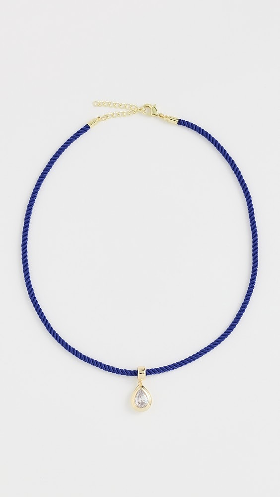 Pear Bezel Pendant & Twisted Necklace | Shopbop