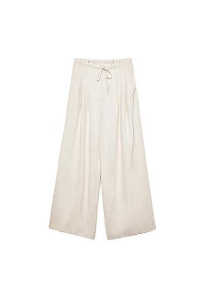 Textured drawstring trousers | Stradivarius (UK)
