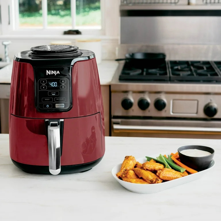 Ninja 4 Qt Air Fryer, 3 Functions, Air Fry, Reheat, and Dehydrate, Dishwasher Safe, Non-Stick, AF... | Walmart (US)