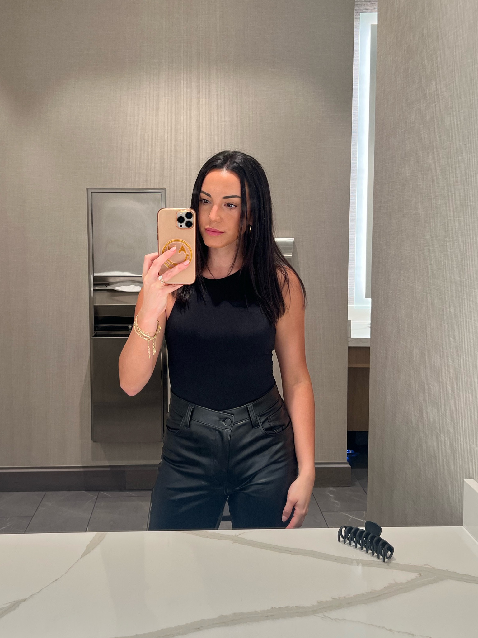 all black fit headed to the Magic game 

Vegan leather pant | black jumpsuit | black heels 


#LTKSeasonal #LTKstyletip #LTKunder100