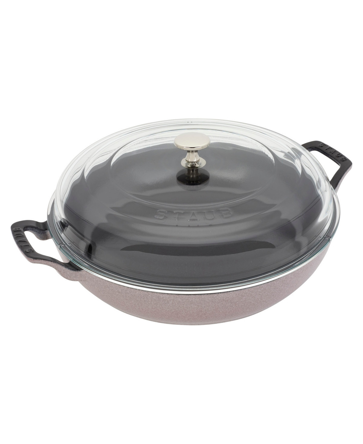 Staub Cast Iron 3.5-qt Braiser with Glass Lid - Lilac | Macy's