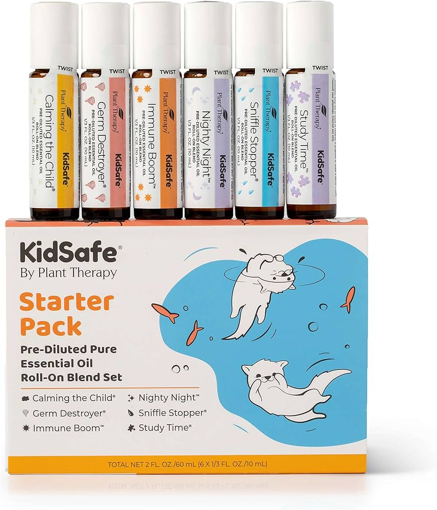 Plant Therapy Essential Oils KidSafe Starter Set for Focus, Calming, Sleep, Immune Support 100% P... | Amazon (US)