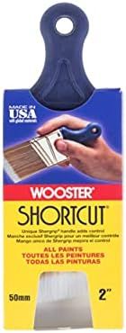 Wooster Brush Q3211-2 Shortcut Angle Sash Paintbrush, 2-Inch, White - Paint Brushes - Amazon.com | Amazon (US)