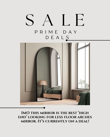 Prime day deal arched floor
Mirror. Designer look for less 

#LTKsalealert #LTKxPrime #LTKhome