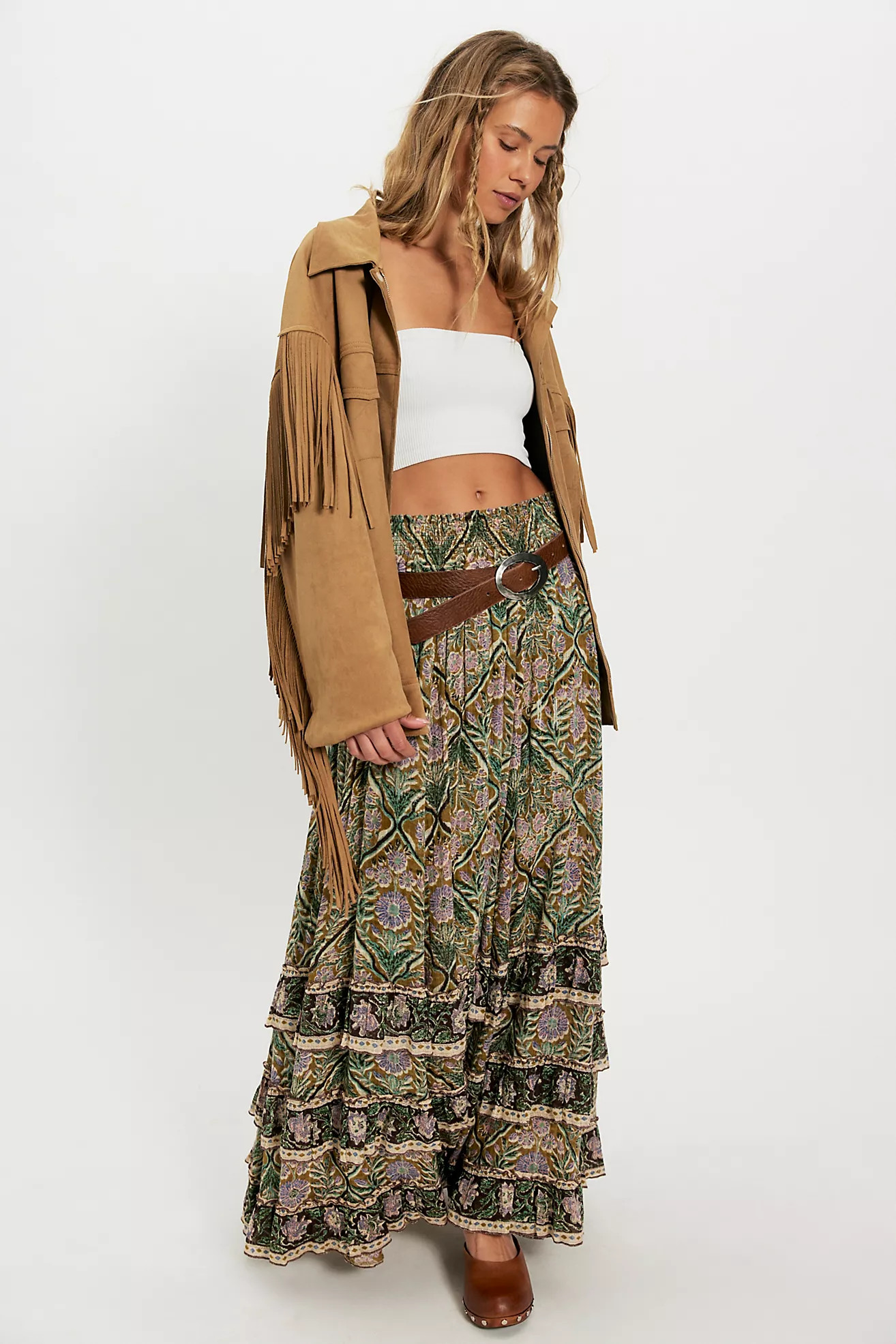 FP One Brynn Printed Maxi Skirt | Free People (Global - UK&FR Excluded)