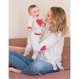 Cotton Sweetheart Mama & Mini Matching Sweaters | Seraphine 