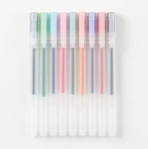 MUJI Gel Ink Ballpoint Pens 0.38mm 9-colors Pack | Amazon (US)