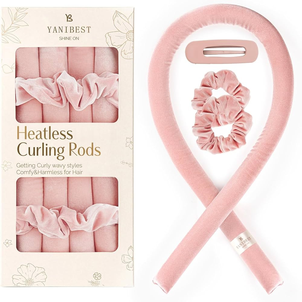 YANIBEST Heatless Hair Curler to Sleep in, Overnight curl headband, No Heat Hair Curler Set with ... | Amazon (US)