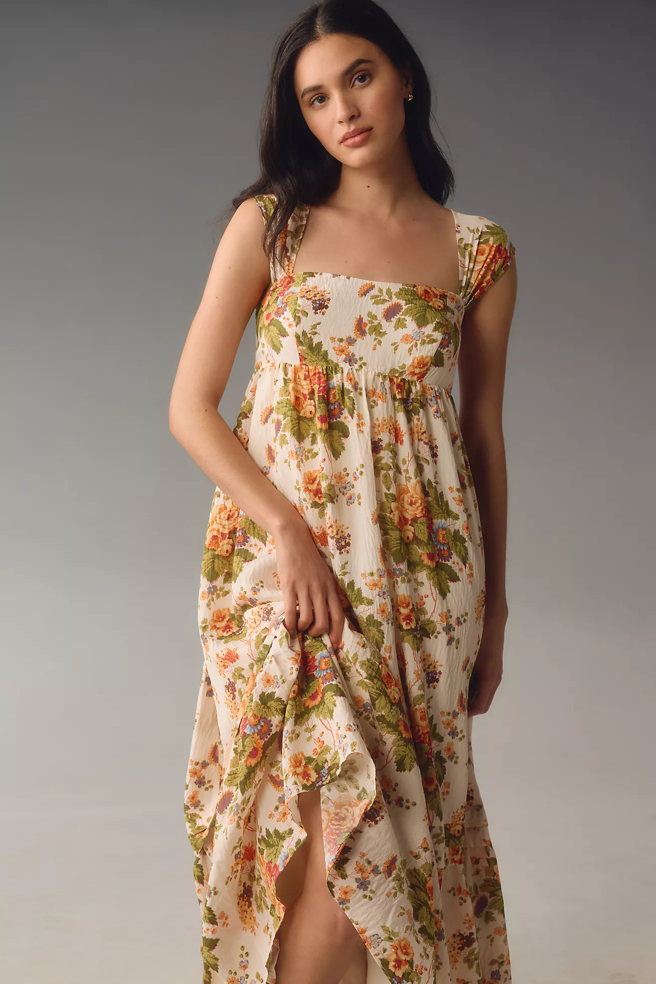 By Anthropologie Sleeveless Square-Neck Maxi Dress | Anthropologie (US)