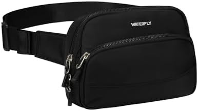 WATERFLY Waist Packs Fanny Pack: Small Fashion Belt Bag Casual Waist Bag for Women Men Hip Pack f... | Amazon (US)
