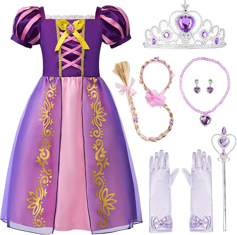 ReliBeauty Girls Dress Puff Sleeve Princess Costume | Amazon (US)