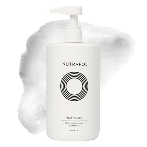 Nutrafol Shampoo, Cleanse and Hydrate Hair and Scalp, Improves Hair Volume, Strength and Texture, Physician-formulated for thinning hair. Color Safe, Sultate Free - 1 Liter Bottle | Amazon (US)