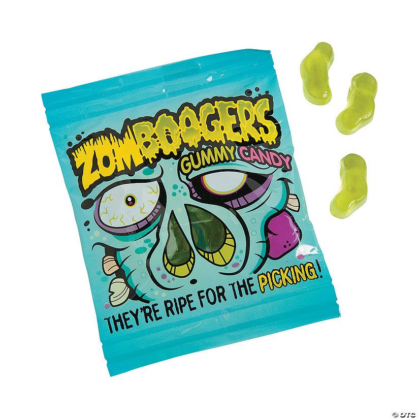 Zombie Boogers Gummy Candy - 18 Pc. | Oriental Trading Company