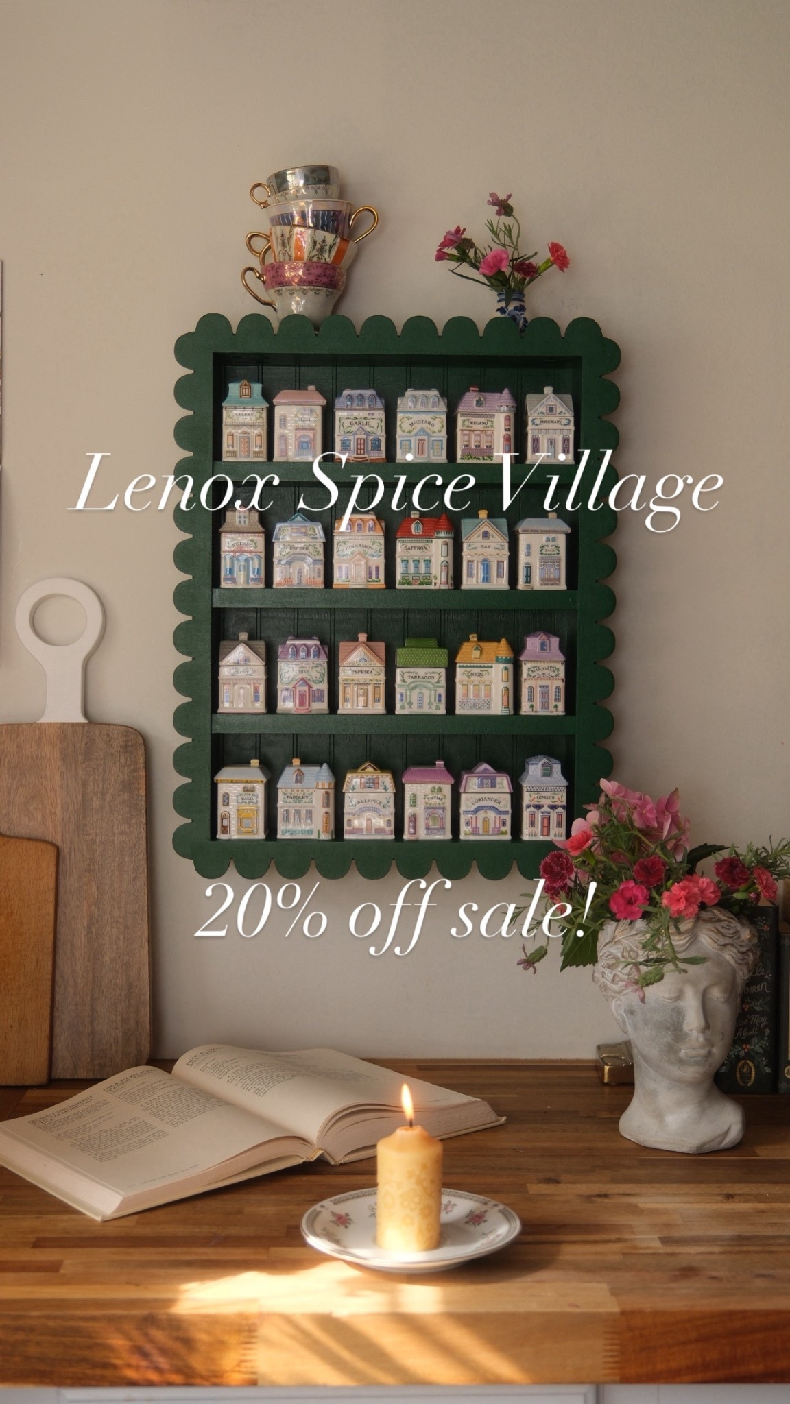 Lenox is having a rare 20% off sale for their spice village!
Code is VILLAGE20 

I also linked my spice village rack shelf  below

#LTKGiftGuide #LTKHoliday #LTKHome