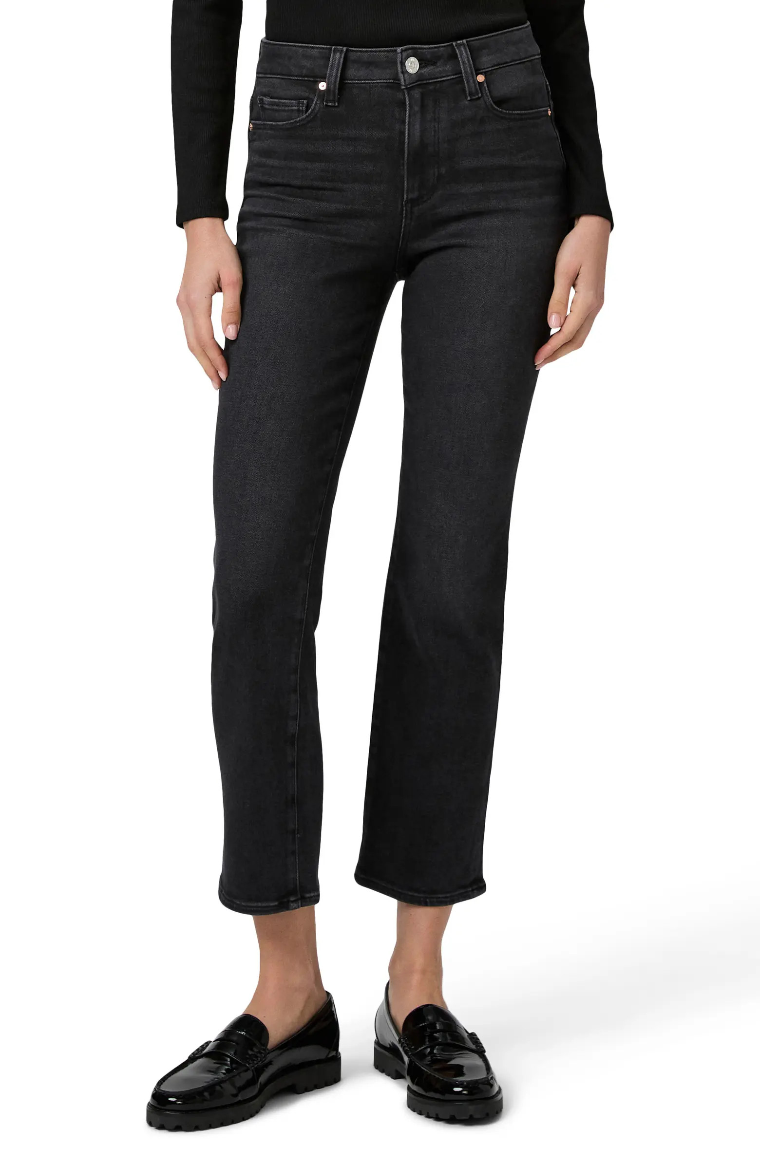 Cindy High Waist Ankle Straight Leg Jeans | Nordstrom
