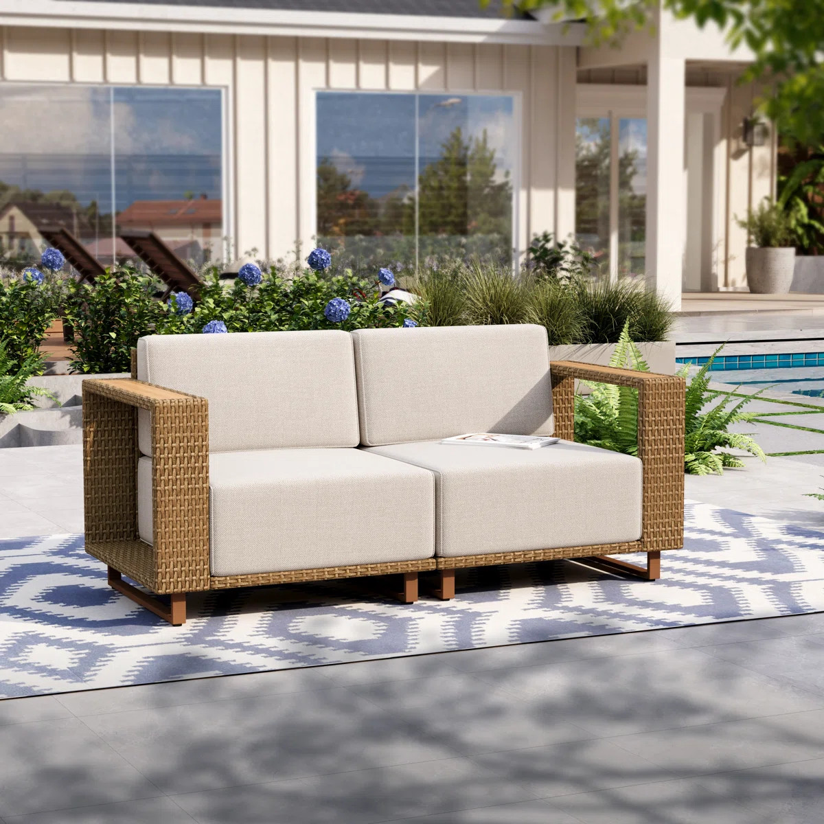 Rattan Left And Right Armrest | Wayfair North America