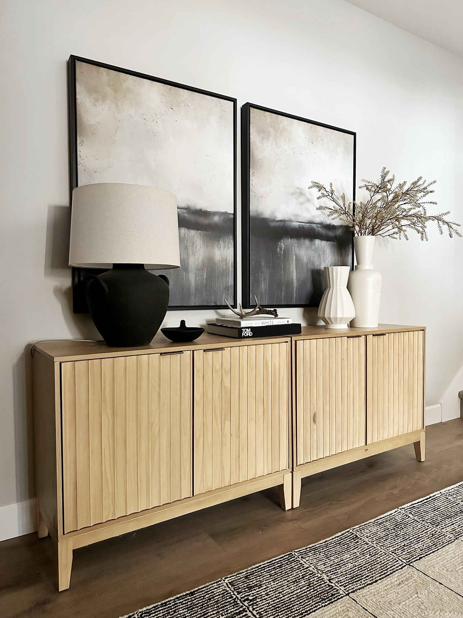  Back in stock cabinets! i used two of these and pushed together to create this look  

#LTKhome #LTKstyletip #LTKfindsunder50