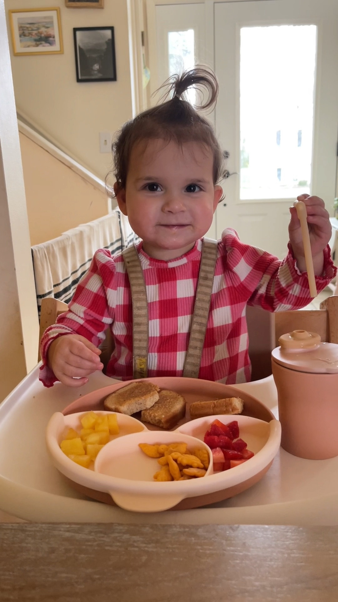 Serafina & I are both loving this new cup & plate from @miniware! They’re safe, sustainable, & can grow with your baby! The healthy meal plate suctions to the highchair or table & has a removable divider. The 1-2-3 Sip! Cup is so amazing and helps littles go from drinking with a straw to sipping from the spout to having an open cup. These are both a mom win! Use code LINDSAY10 for 10% off site wide! #ad #miniwareusa 

#LTKfamily #LTKbaby #LTKkids