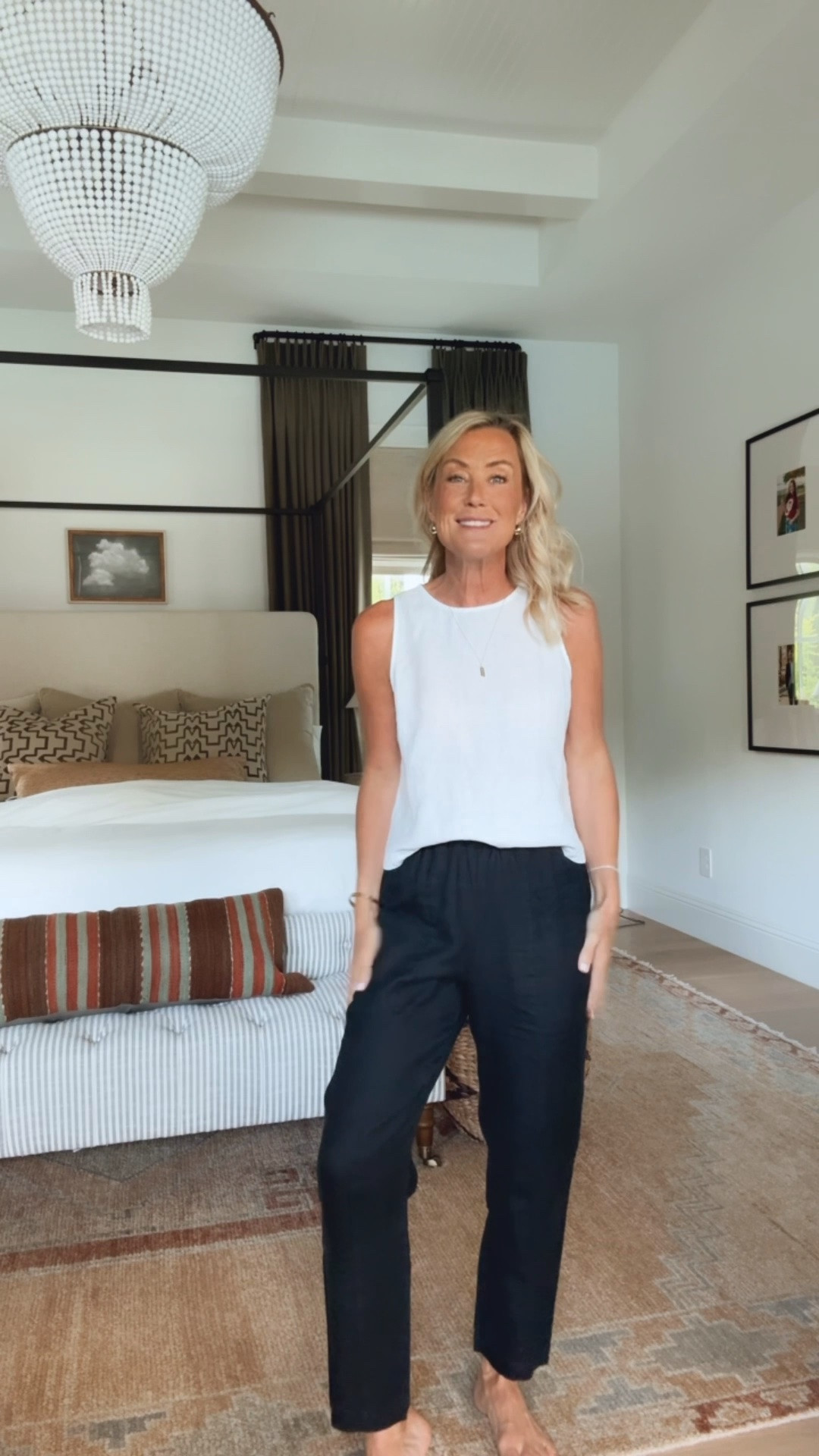 This is definitely one of my most worn tops and I love pairing it with these black pants for a classic look.
Top: xs
Pants: small

#LTKootd #LTKOver40 #LTKSeasonal
