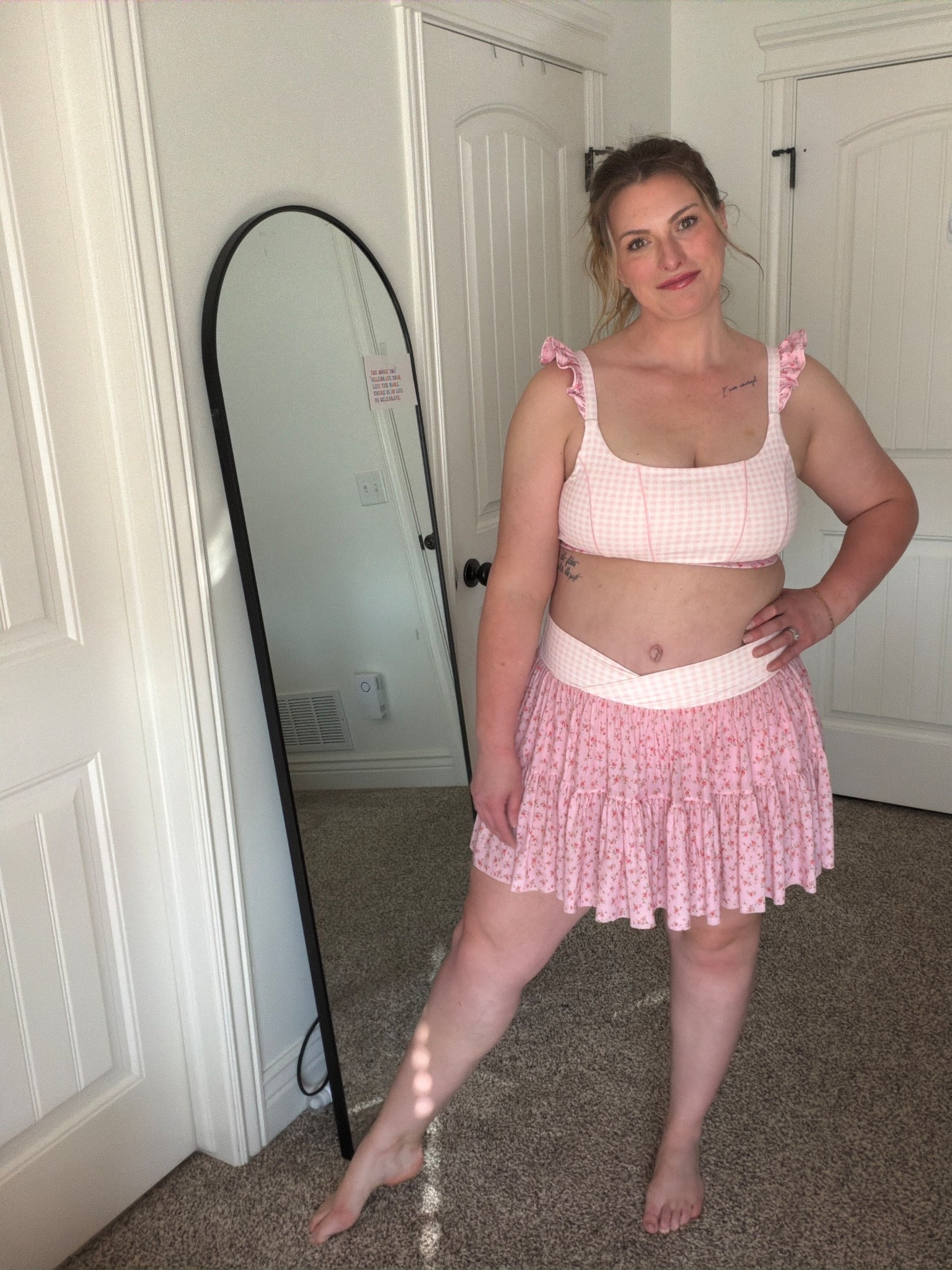 When the workout clothes understood the girly assignment! Love these sweet feminine looks for working out! Perfect for a valentines or spring workout!

#LTKValentine #LTKMidsize #LTKselfcare