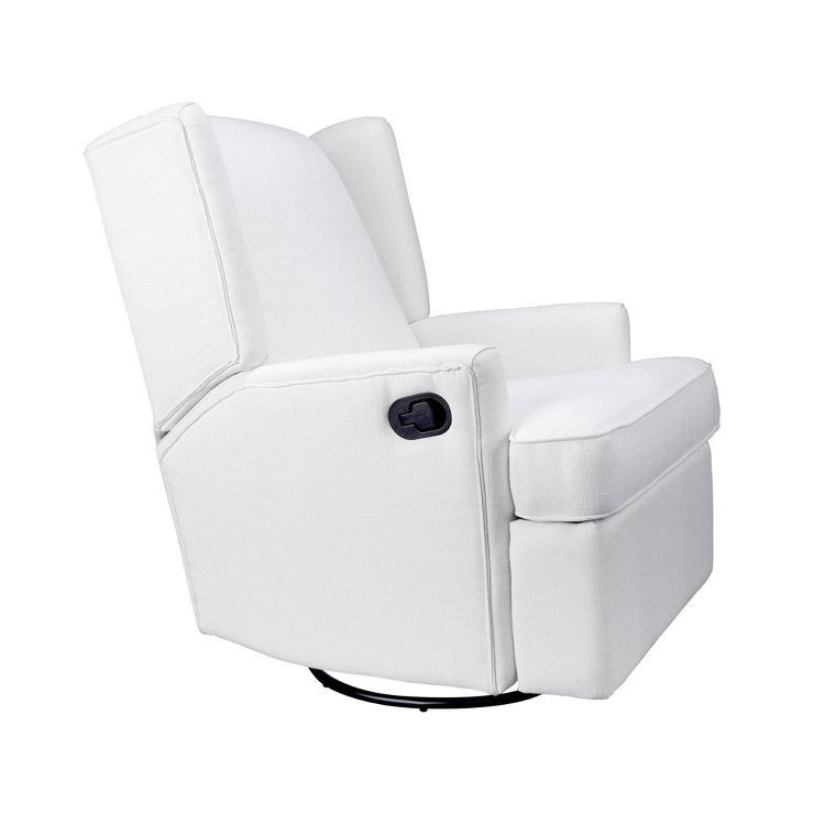 SECOND STORY HOME Hemingway Swivel Recliner Chair - White | Target