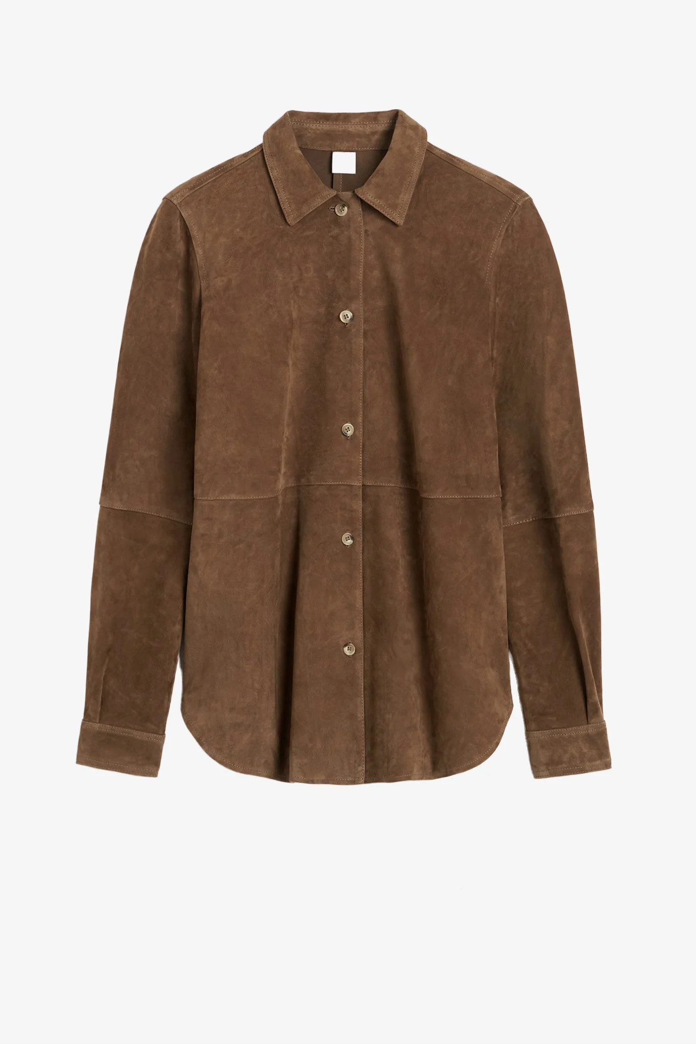 Hemdjacke Soft Suede in Tobacco | ANITA HASS