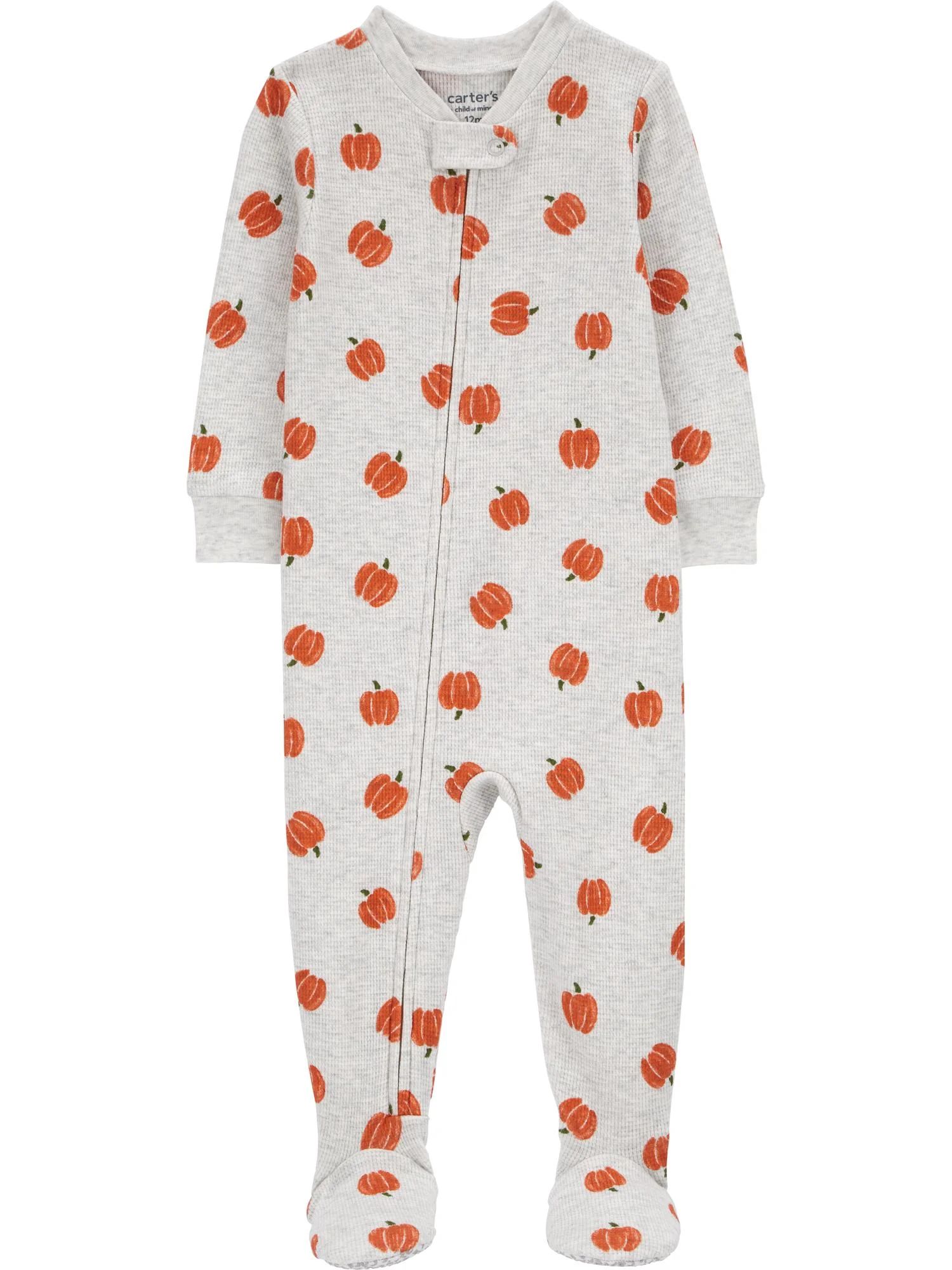 Carter's Child of Mine Toddler Unisex, Halloween Pajama Set, One-Piece, Sizes 12M-5T | Walmart (US)