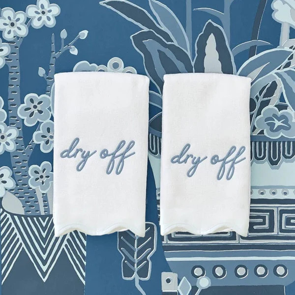 Scallop Powder Bath Towels | Weezie Towels