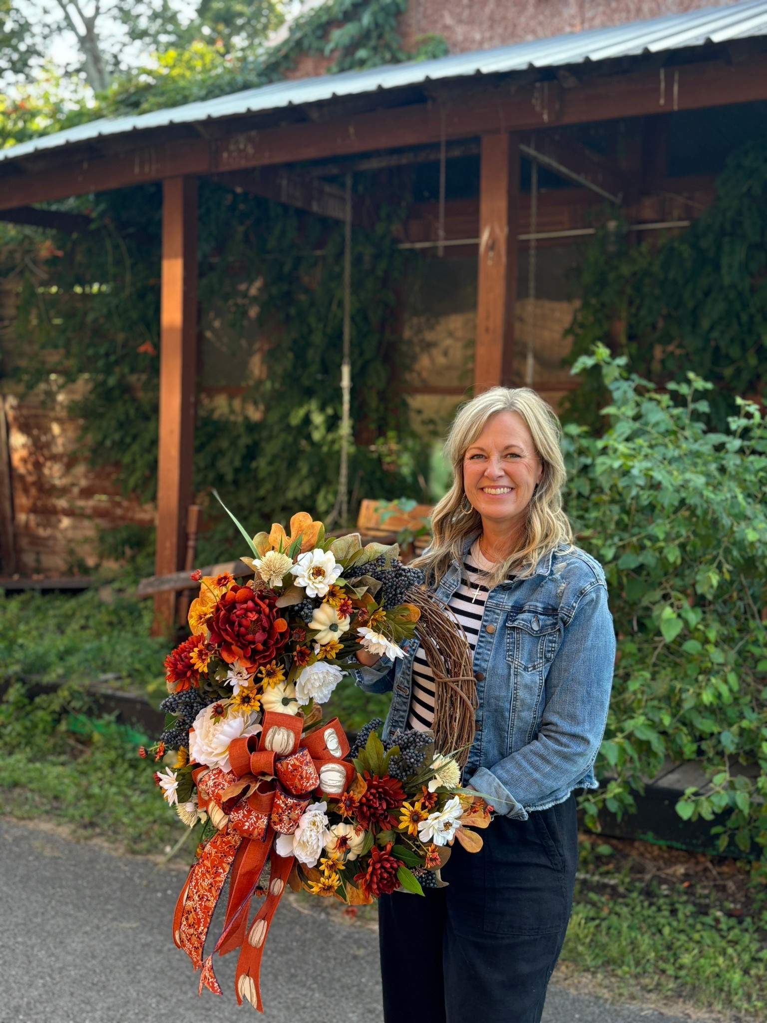“They’ve done studies, you know… 60% of the time, a wreath from our shop transforms your door every time. 😏
Don’t ask how the math works — just trust the magic.


#LTKSeasonal #LTKautumn #LTKHome