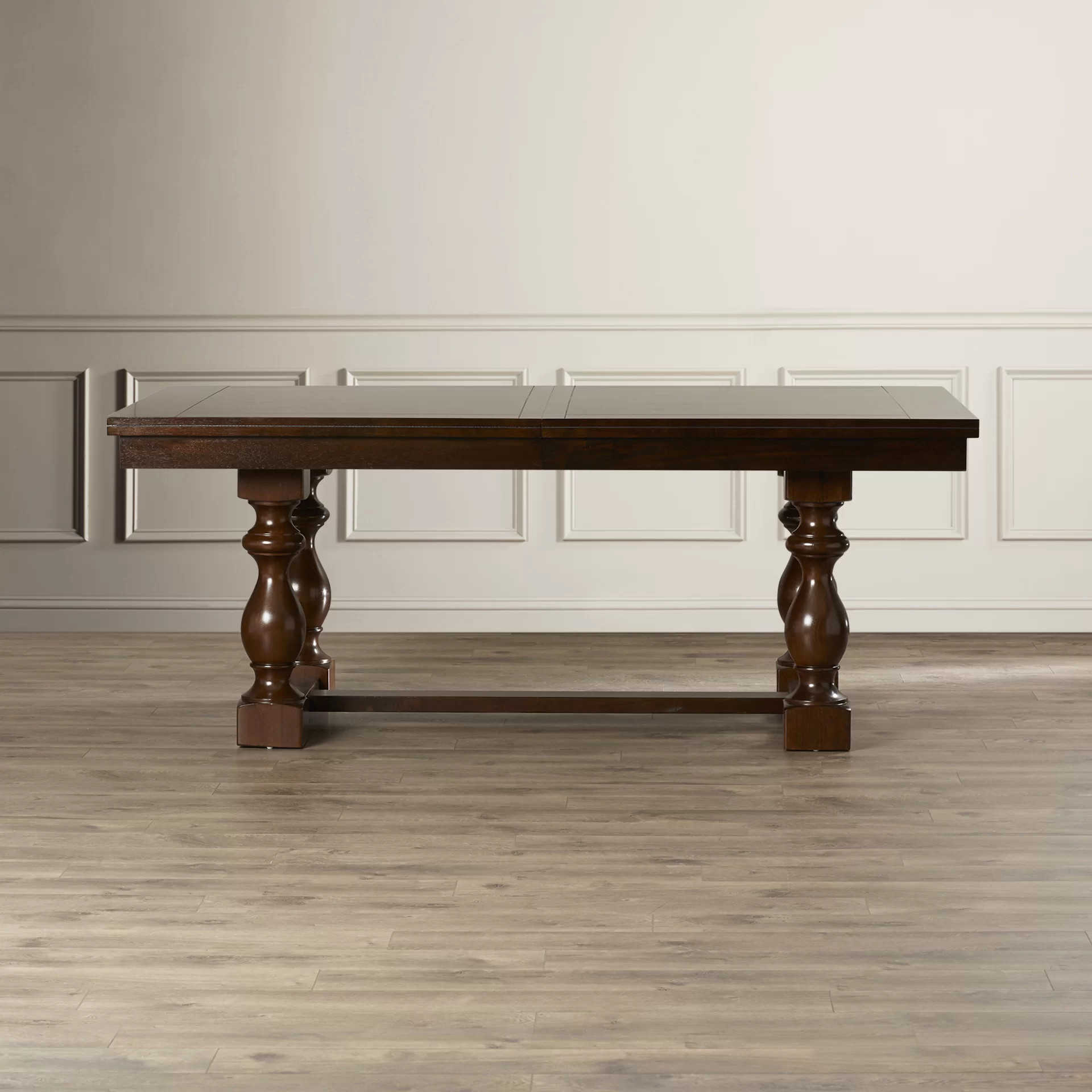 Darby Home Co Villeneuve Extendable Acacia Solid Wood Trestle Dining Table | Wayfair | Wayfair North America