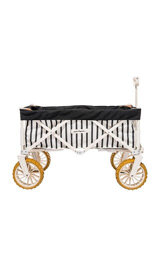 Folding Beach Cart in Monaco Black Stripe | Revolve Clothing (Global)