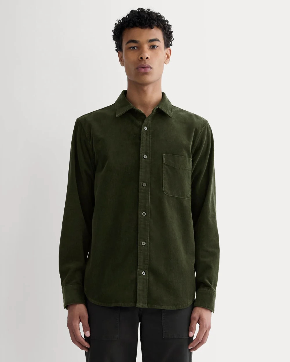 The Classic Shirt in Corduroy | Dark Forest | Everlane