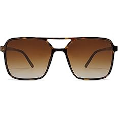 SOJOS Trendy Vintage Aviator Square Sunglasses For Womens Mens Retro 70s UV400 Women Sun Glasses ... | Amazon (US)