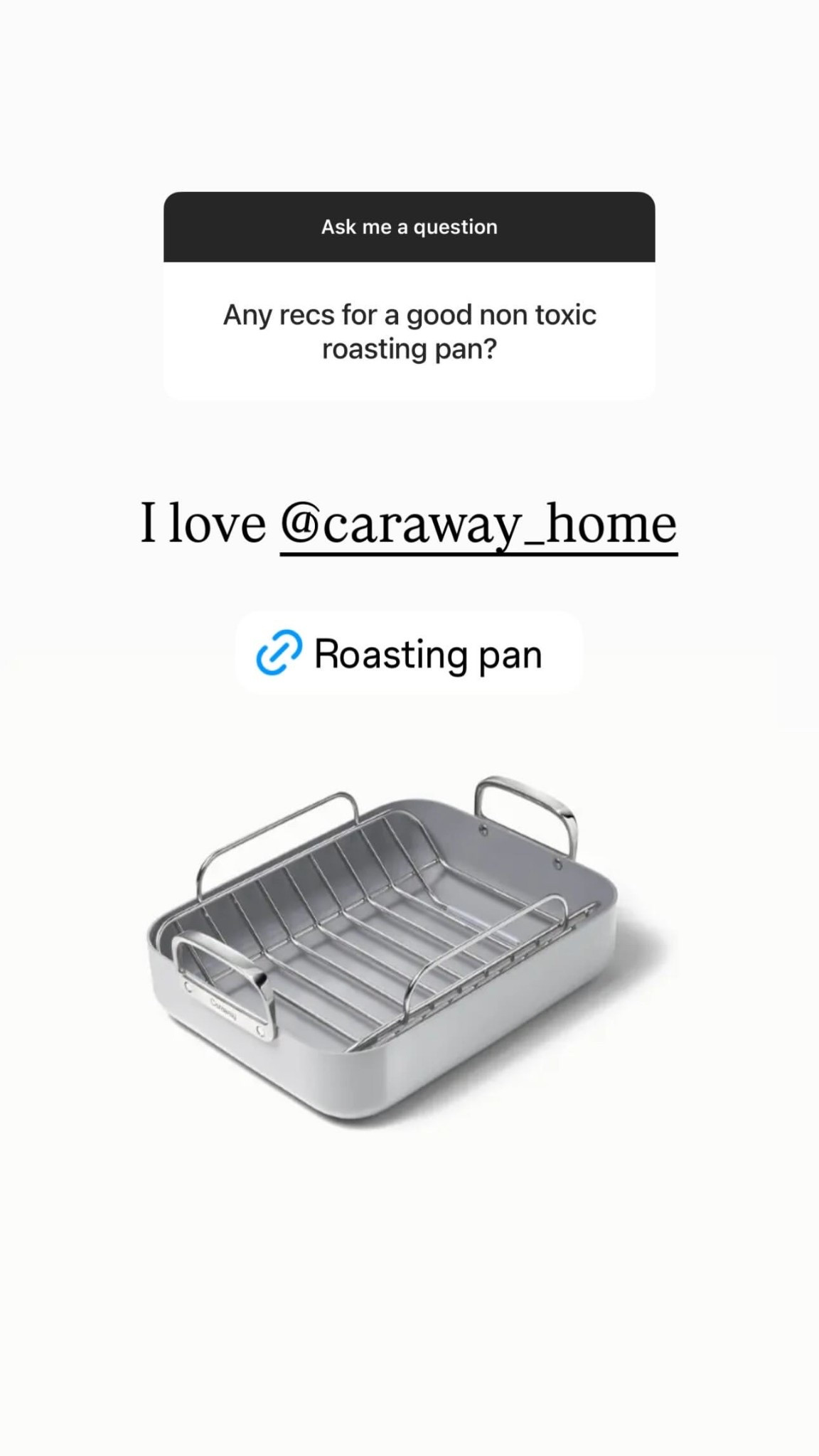 This roasting pan from Caraway is literally the best!

#LTKHome