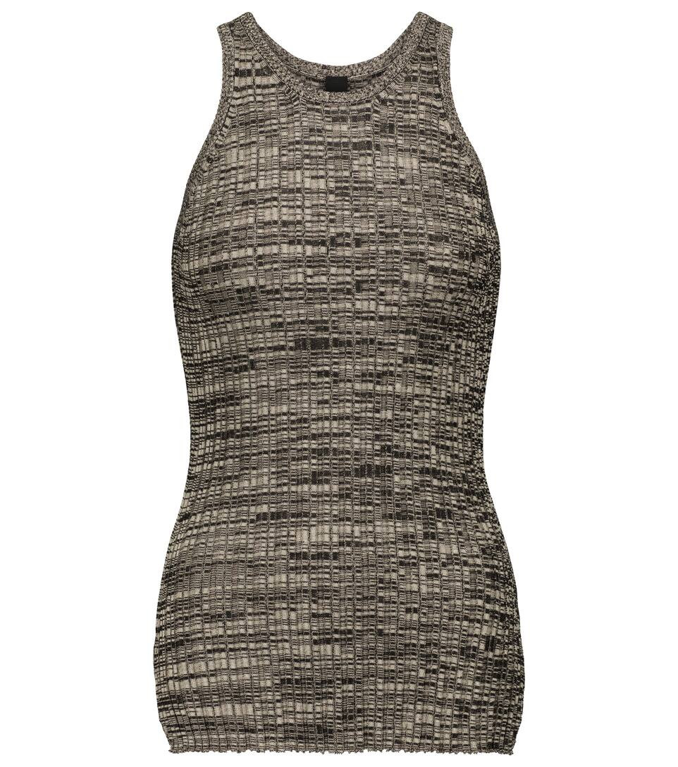 Ela ribbed-knit silk tank top | Mytheresa (US/CA)
